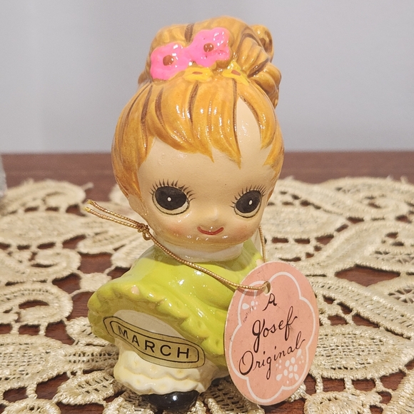Vintage Josef Original Big Eyed Mod March Birthday Girl Doll Excellent Cond - Picture 6 of 8